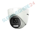Imaginea Camera color noaptea ColorVu, UltraHD 5 Megapixel, iluminare LED 20m, Hikvision DS-2CE72HFT-F